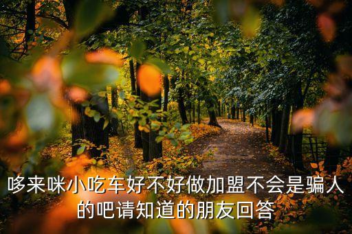哆來咪小吃車好不好做加盟不會(huì)是騙人的吧請知道的朋友回答