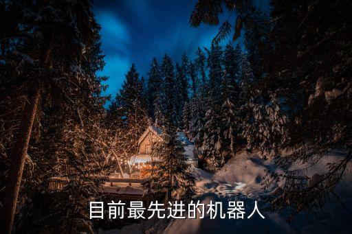 目前最先進(jìn)的機(jī)器人
