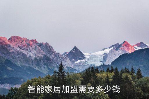智能家居加盟需要多少錢