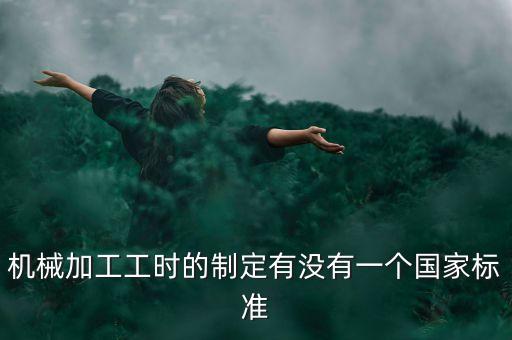 機(jī)械加工工時(shí)的制定有沒有一個(gè)國家標(biāo)準(zhǔn)