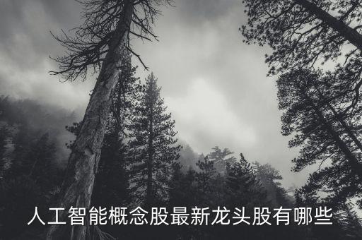 人工智能概念股龍頭一覽，人工智能龍頭股有哪些