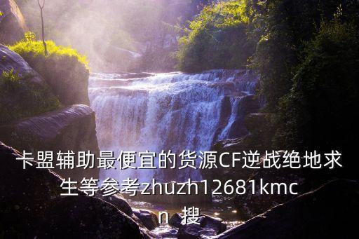 輔助低價(jià)發(fā)卡網(wǎng)，卡盟輔助最便宜的貨源CF逆戰(zhàn)絕地求生等參考zhuzh12681kmcn  搜
