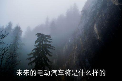 未來的電動(dòng)汽車將是什么樣的