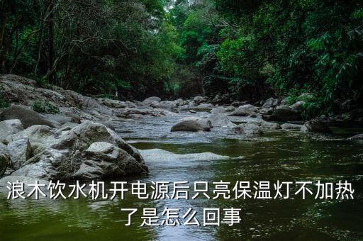 浪木飲水機開電源后只亮保溫燈不加熱了是怎么回事