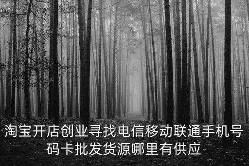 注冊卡批發(fā)平臺，手機注冊卡哪里可以買到