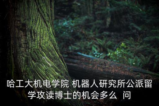 國家機器人重點實驗室，哈爾濱工業(yè)大學機器人技術(shù)與系統(tǒng)國家重點實驗室怎么考進去