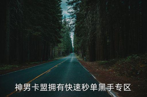 神男卡盟擁有快速秒單黑手專區(qū)
