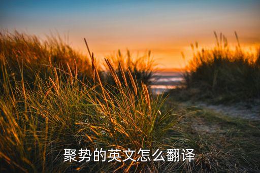 聚勢的英文怎么翻譯