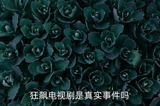 狂飆電視劇是真實事件嗎