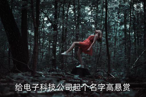 給電子科技公司起個(gè)名字高懸賞
