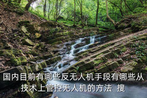 國內(nèi)目前有哪些反無人機手段有哪些從技術(shù)上管控無人機的方法  搜
