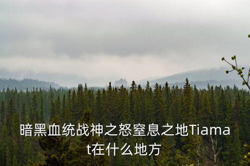 tiamat ai，暗黑血統(tǒng)殺tiamat