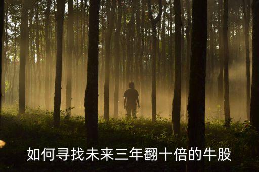 如何尋找未來三年翻十倍的牛股