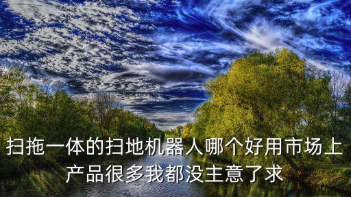 掃地拖地一體機哪款好，掃拖一體的掃地機器人哪個好用市場上產(chǎn)品很多我都沒主意了求
