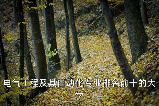 自動化專業(yè)最好的重點(diǎn)大學(xué)，請問自動化專業(yè)的大學(xué)排名是什么謝謝