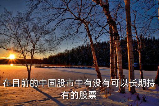 中國唯一可以長(zhǎng)期持有的股票，中國有什么可以長(zhǎng)久持有的股票