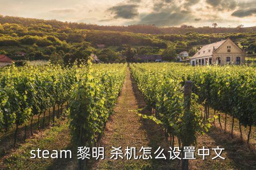 steam 黎明 殺機(jī)怎么設(shè)置中文