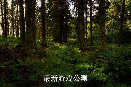 最新游戲公測