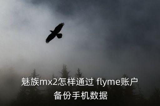 魅族mx2怎樣通過 flyme賬戶 備份手機(jī)數(shù)據(jù)