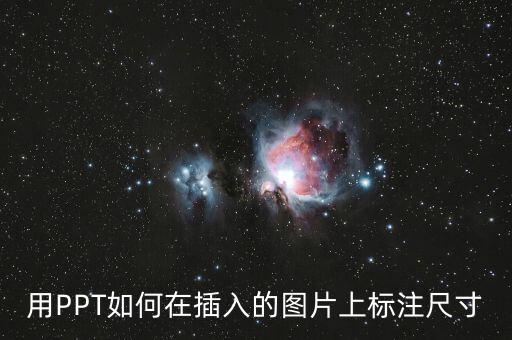 用PPT如何在插入的圖片上標(biāo)注尺寸