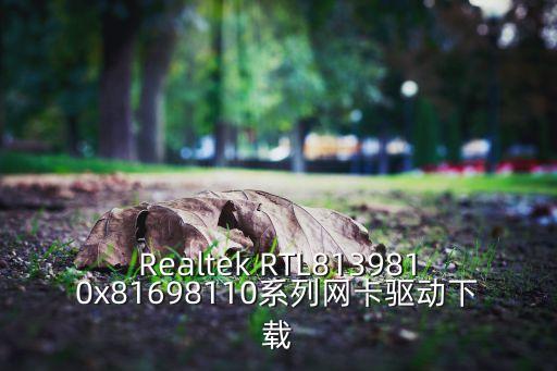 810發(fā)卡網(wǎng)下載，求Realtek RTL8139810x Fast Ethernet Adapter PCI 網(wǎng)卡下載地址非