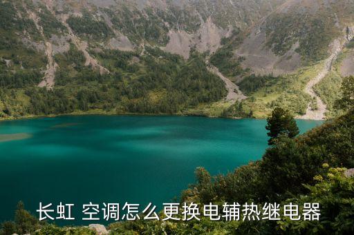 長虹空調(diào)自動ef,長虹空調(diào)更換電輔助熱繼電器方法:1