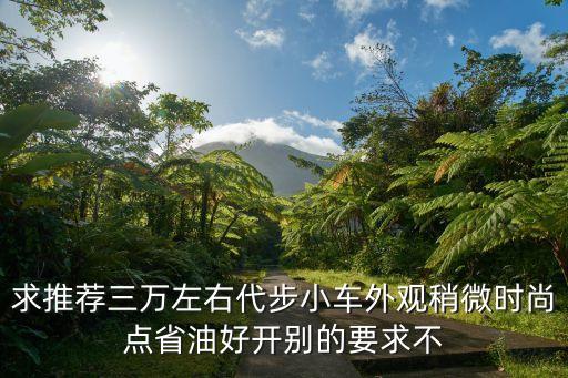 求推薦三萬左右代步小車外觀稍微時(shí)尚點(diǎn)省油好開別的要求不