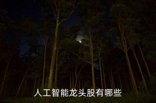 人工智能龍頭股有哪些