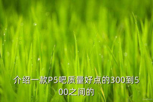 介紹一款P5吧質(zhì)量好點(diǎn)的300到500之間的