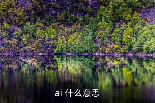 AI的中文解釋，AI是啥意思