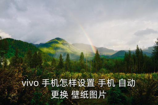 vivo 手機(jī)怎樣設(shè)置 手機(jī) 自動(dòng)更換 壁紙圖片