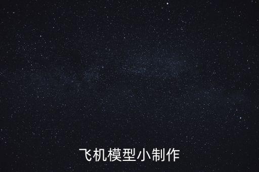 飛機(jī)模型小制作