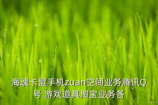 海魂卡盟手機(jī)zuan空間業(yè)務(wù)騰訊Q號(hào) 游戲道具淘寶業(yè)務(wù)各