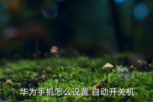 華為4怎么自動開機(jī)關(guān)機(jī),如何在手機(jī)中設(shè)置華為開/關(guān)?