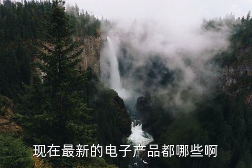 現(xiàn)在最新的電子產(chǎn)品都哪些啊