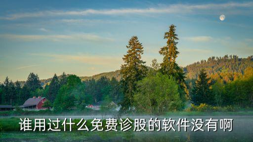 誰用過什么免費(fèi)診股的軟件沒有啊
