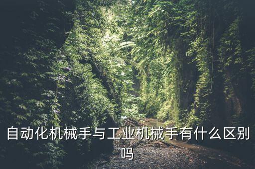 自動(dòng)化機(jī)械手與工業(yè)機(jī)械手有什么區(qū)別嗎