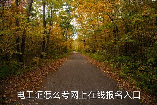 電工證怎么考網(wǎng)上在線報名入口