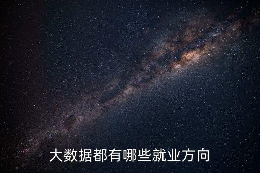 大數(shù)據(jù)就業(yè)方向及前景，大數(shù)據(jù)專業(yè)就業(yè)前景