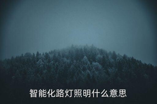 智慧路燈，在市面上看到有智慧路燈想問一下智慧路燈主要是什么意思應(yīng)用在