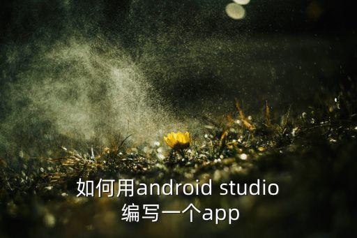 如何用android studio 編寫一個(gè)app