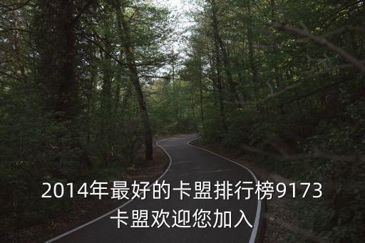 2014年最好的卡盟排行榜9173卡盟歡迎您加入