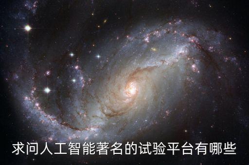 求問人工智能著名的試驗(yàn)平臺有哪些