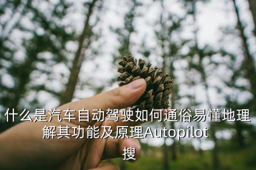 自動駕駛汽車技術綜述，什么是汽車自動駕駛如何通俗易懂地理解其功能及原理Autopilot  搜