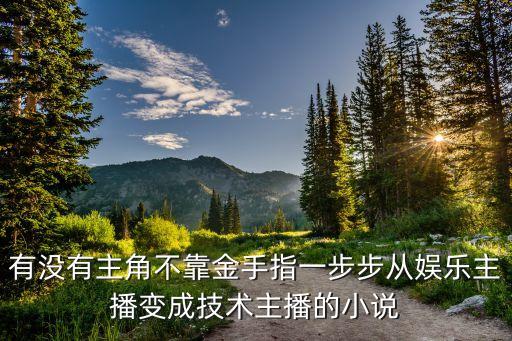 有沒有主角不靠金手指一步步從娛樂主播變成技術(shù)主播的小說