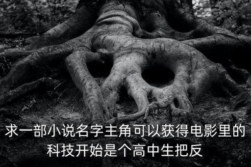 從電影世界獲得黑科技，求一部小說名字主角可以獲得電影里的科技開始是個(gè)高中生把反