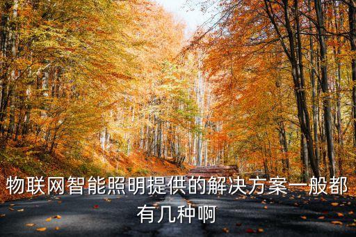 物聯(lián)網(wǎng)智慧路燈解決方案，物聯(lián)網(wǎng)智能照明提供的解決方案一般都有幾種啊