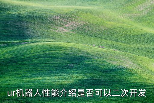ur機(jī)器人性能介紹是否可以二次開(kāi)發(fā)