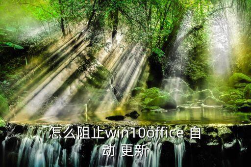 怎么阻止win10office 自動(dòng) 更新