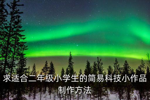 一二年級的科技小制作視頻，小學(xué)生科技小制作方法要最最最最簡單的快快快快快